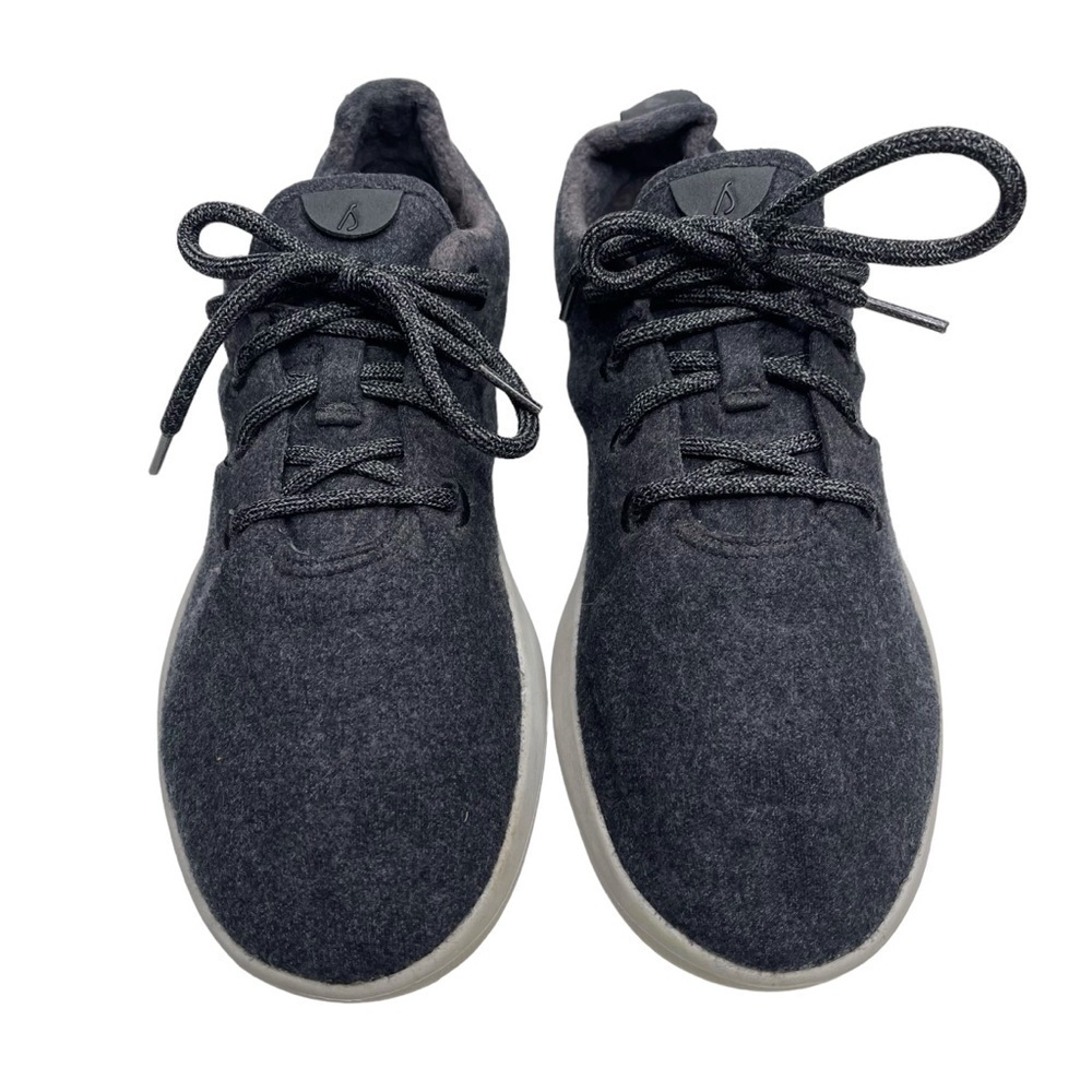Allbirds Wool Runner Sneakers Mens 10 Natural Black with Natural White Sole - Picture 6 of 10